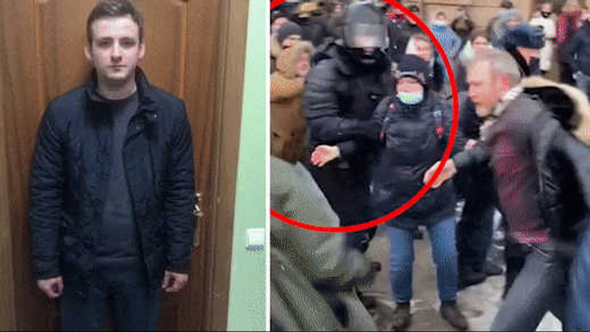 Террориста увезли на неформальный допрос. В Санкт Петербурге задержан мужчина. Задержание полицейского.