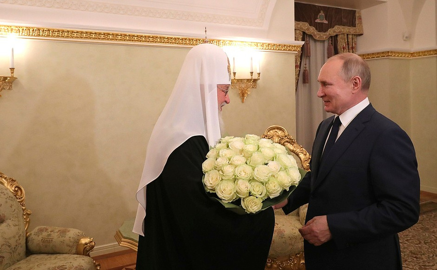 Патриарх Кирилл и Владимир Путин. Фото © Kremlin.ru