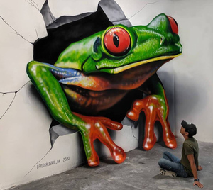 10 граффити уличного художника, глядя на которые кажется, что они сейчас выпрыгнут в реальный мир