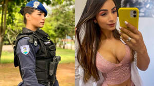 Эта девушка честно служит в полиции, но превращается в мечту всех мужчин, как только снимает форму