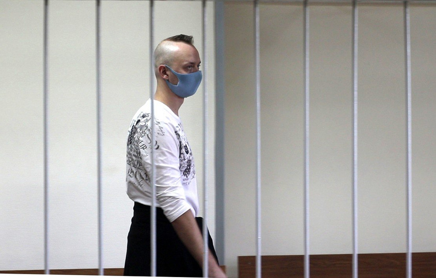 Иван Сафронов в Лефортовском районном суде. Фото © Агентство "Москва"