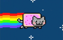 Гифку-мем с котом на радуге продали за $590 тысяч на аукционе цифрового искусства