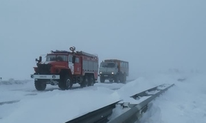 В Челябинской области из-за сильной метели перекрыли 17 автотрасс