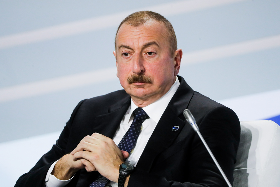 Лидер Азербайджана Ильхам Алиев. Фото © Михаил Метцель / ТАСС
