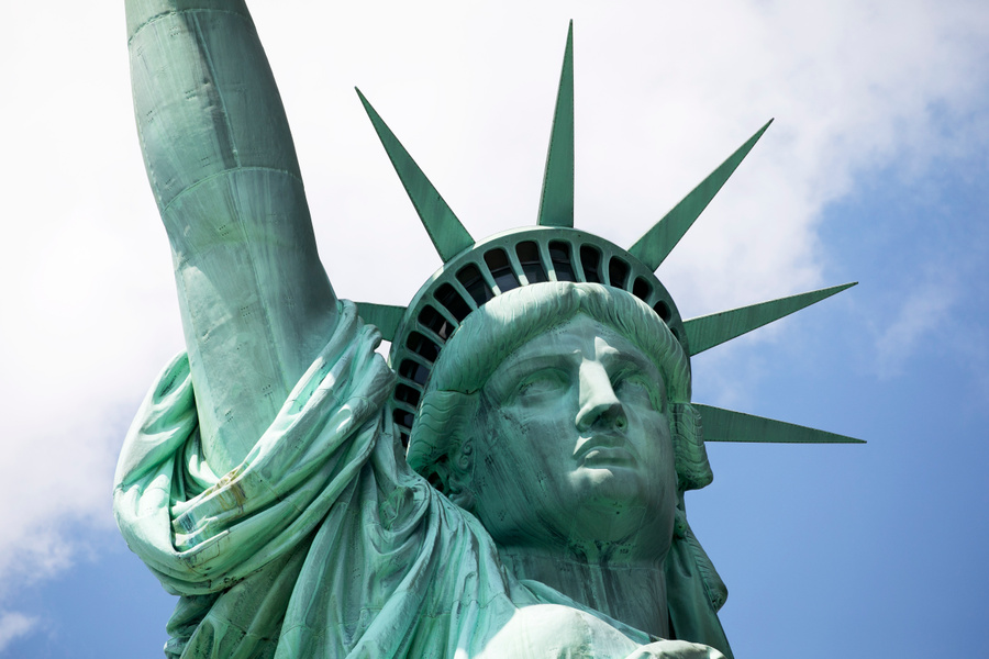 Статуя Свободы в Нью-Йорке. Фото © ТАСС / AP Photo / Mark Lennihan