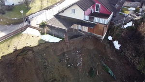 Гигантский оползень чуть не унёс несколько домов на юге Германии