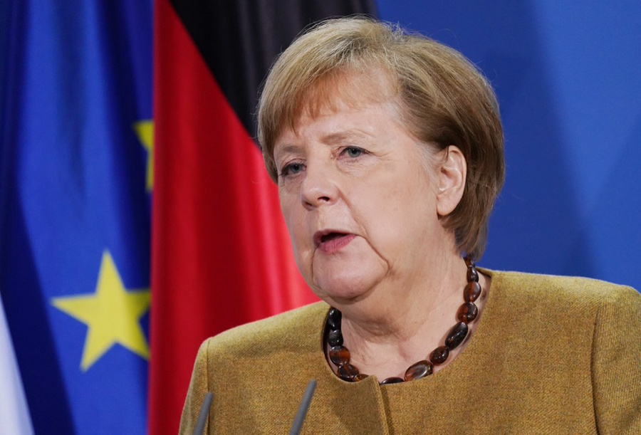 <p>Канцлер Германии Ангела Меркель. Фото © ТАСС / EPA / Sean Gallup</p>