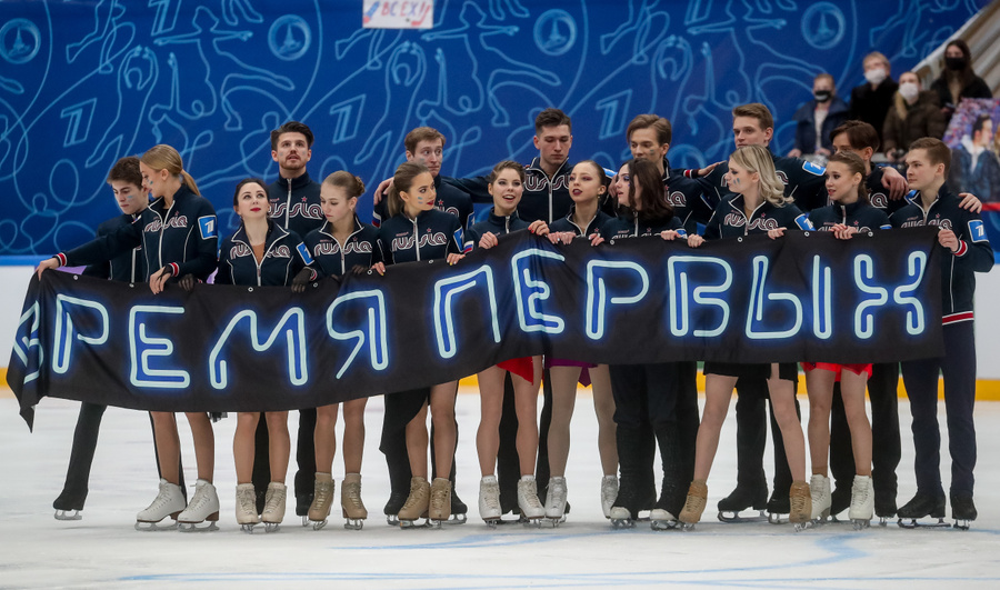 "Время первых" Медведевой. Фото © ТАСС / Сергей Савостьянов