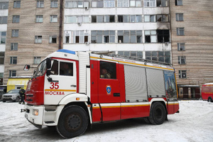 В Москве произошёл пожар в жилом доме, есть погибший