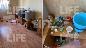 Комната, в которой играли выпавшие из окна девочки в Сызрани / Спички, с которыми, предположительно, играли дети. Фото © LIFE