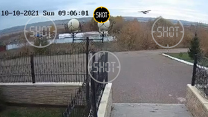 Опубликовано видео момента крушения L-410 в Татарстане