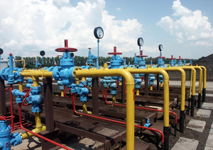 "Нафтогаз" сообщил о падении объёмов транзита газа через Украину в два раза