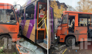 В МВД раскрыли подробности аварии с двумя автобусами в Нижнем Новгороде