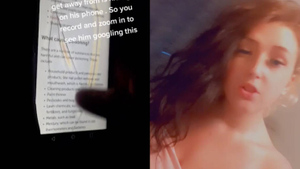 Блогерша сняла на видео, что тайно гуглит её парень, и фанаты в ужасе сказали ей бежать без оглядки