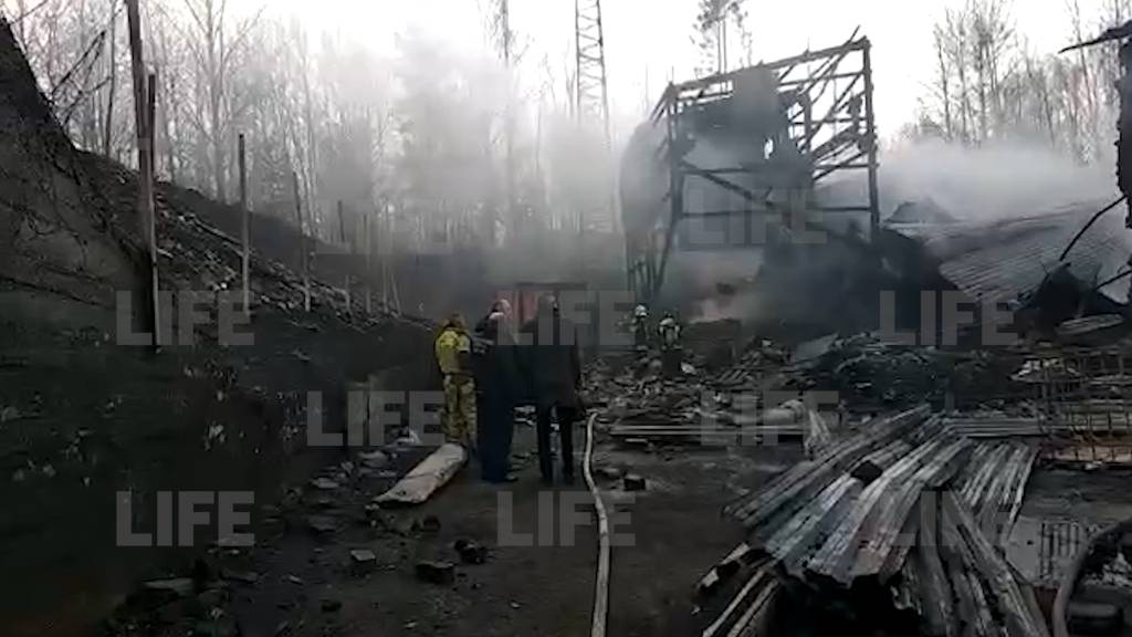 Появилось первое видео с места смертоносного взрыва на пороховом заводе под Рязанью