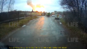 Лайф публикует видео с моментом взрыва цеха под Рязанью