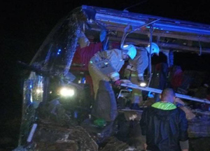 До шести возросло число погибших при аварии с автобусом в Калмыкии