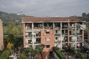 В Италии произошёл мощный взрыв в жилом доме