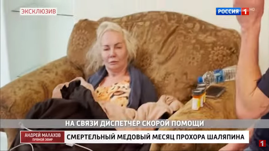 Прохор Шаляпин впервые рассказал о последних днях и минутах с женой. Кадр из видео © Youtube / Россия 1