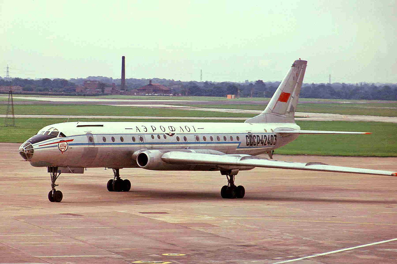 Ту-104Б компании "Аэрофлот", аналогичный разбившемуся. Фото © Wikipedia