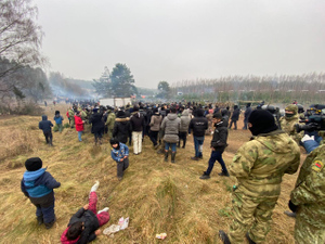 Группа женщин с детьми попыталась нелегально пересечь белорусско-польскую границу
