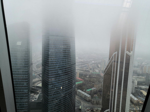 В Москву вслед за "радиационным" туманом придёт дождь