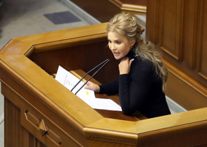 Тимошенко заявила, что Украина стоит на коленях перед Россией и Белоруссией