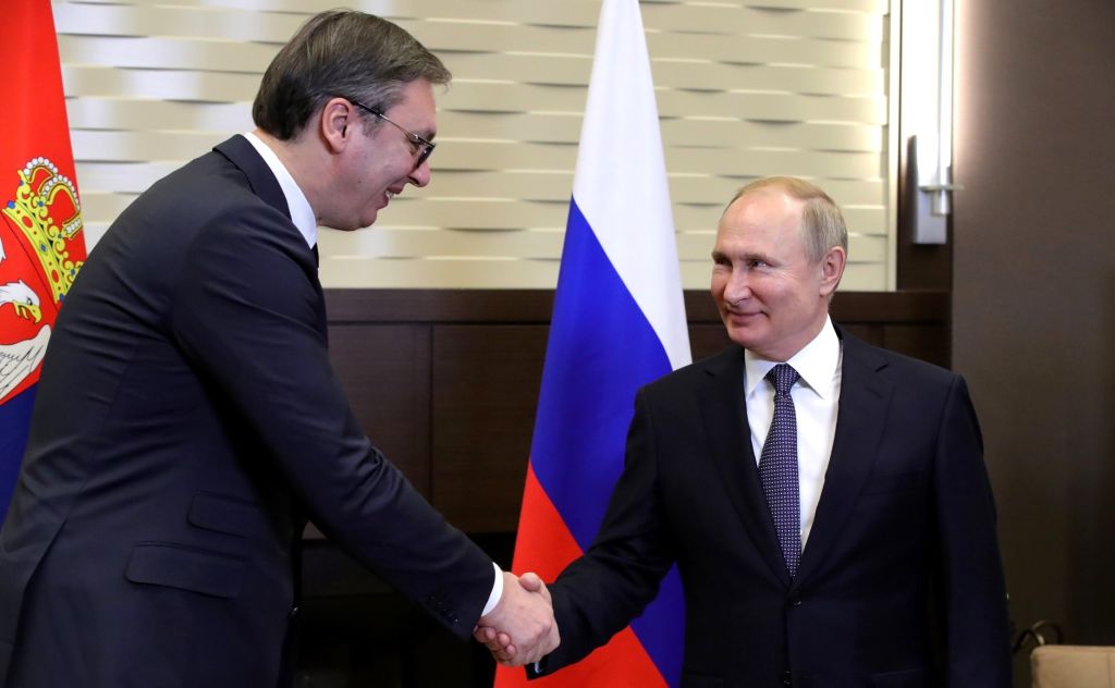Путин заявил, что отношения России и Сербии находятся на высоком уровне