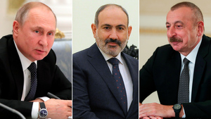 Переговоры Путина, Алиева и Пашиняна продлились три часа