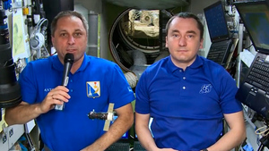 Космонавты на МКС поздравили россиян с Днём народного единства
