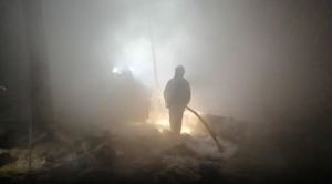 Дым и пламя: Опубликовано видео с места крушения Ан-12 в Иркутской области