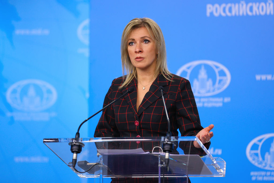 Мария Захарова.Фото © Foreign Ministry Press Office / Handout / Anadolu Agency via Getty Images
