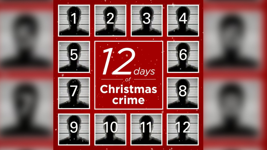 Адвент-календарь с преступниками. Фото © Twitter / Metropolitan Police