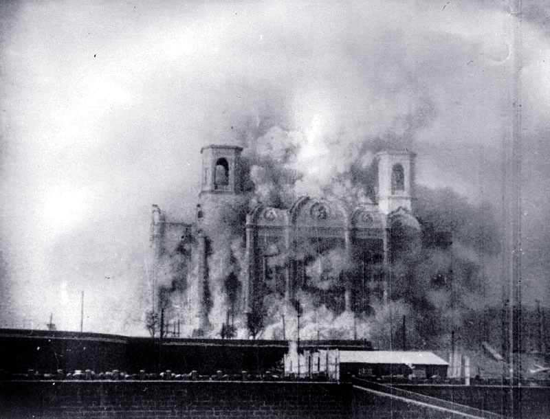 Разрушение храма Христа Спасителя (1931). Фото © Wikipedia