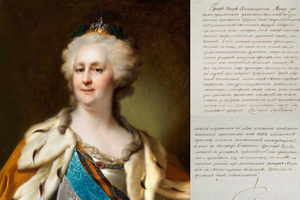 Письмо Екатерины II о пользе вакцинации и её портрет продали на аукционе за $1,26 миллиона