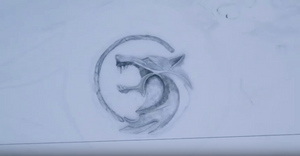 В Шерегеше создали 25-метровый медальон-лого из сериала "Ведьмак"