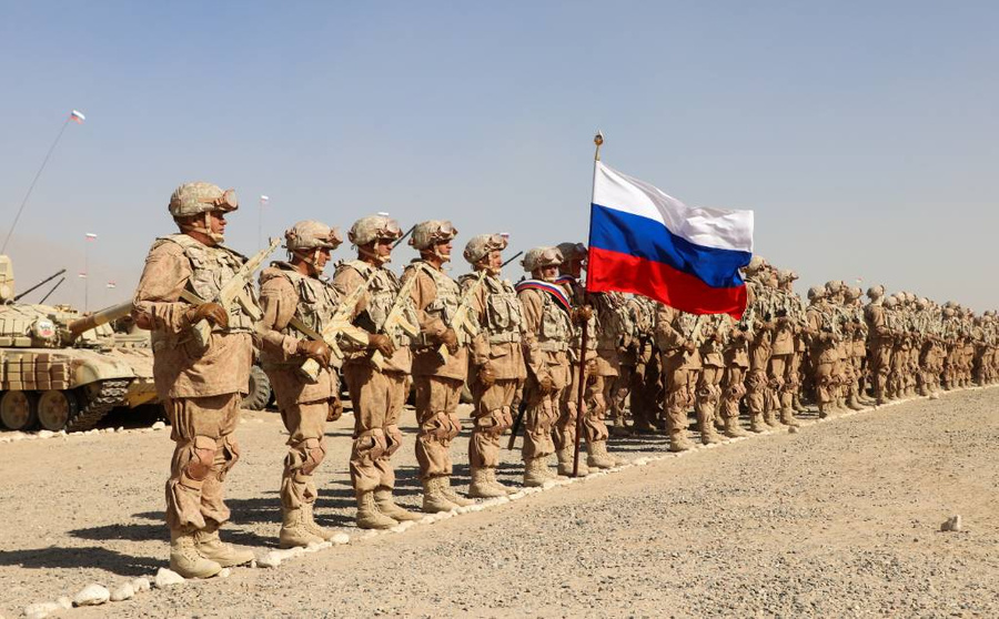 Российские военнослужащие во время совместных учений России, Таджикистана и Узбекистана. Фото © ТАСС / Пресс-служба Центрального военного округа