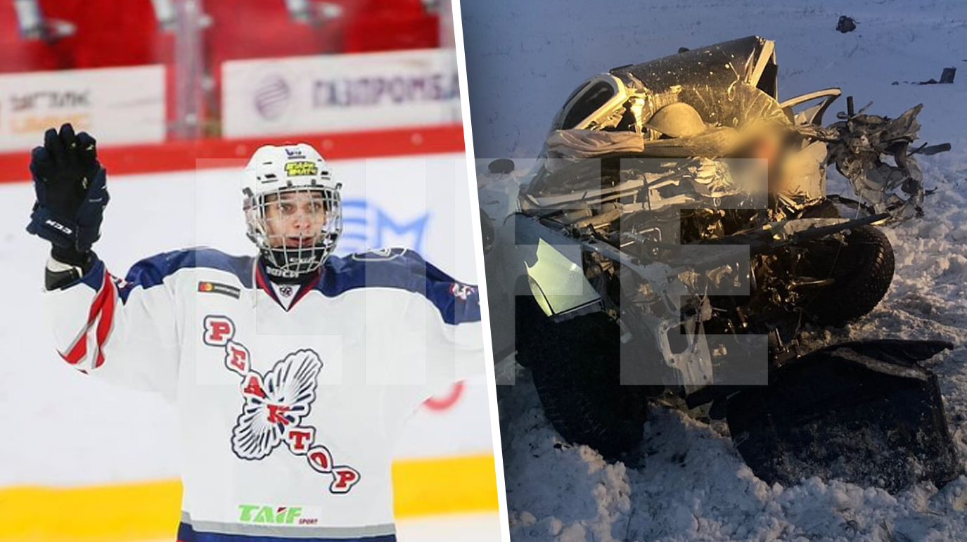 19-летний хоккеист Никита Мокеев погиб в страшном ДТП с грузовиком в Татарстане