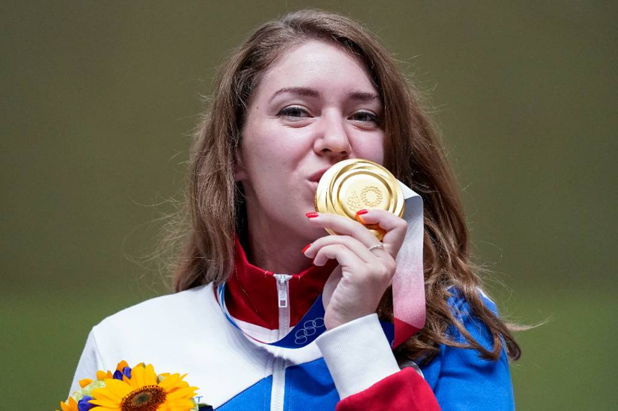 Виталина Бацарашкина на Олимпиаде-2020 в Токио. Фото © ТАСС / AP / Alex Brandon
