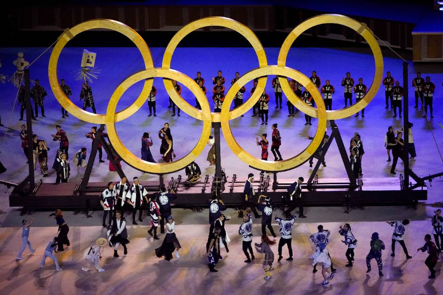 Олимпиада-2020 в Токио. Церемония открытия. Фото © ТАСС / AP / Charlie Riedel
