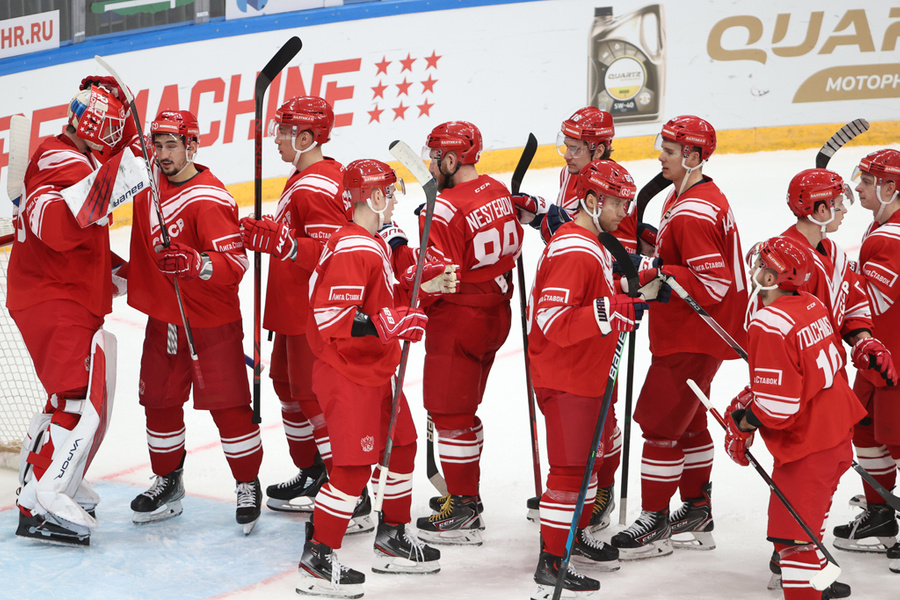 Игроки национальной сборной России по хоккею. Фото © ТАСС / Валерий Шарифулин