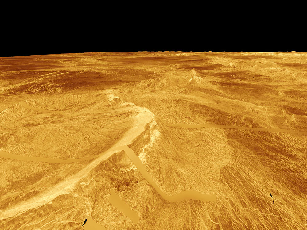 Изображение поверхности Венеры. Фото © Getty Images