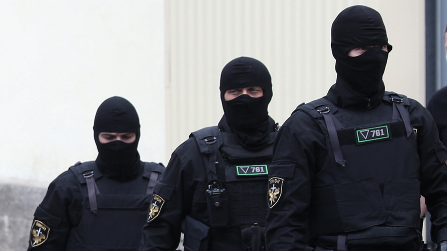 Сотрудники правоохранительных органов, Белоруссия. Фото © ТАСС / Наталия Федосенко