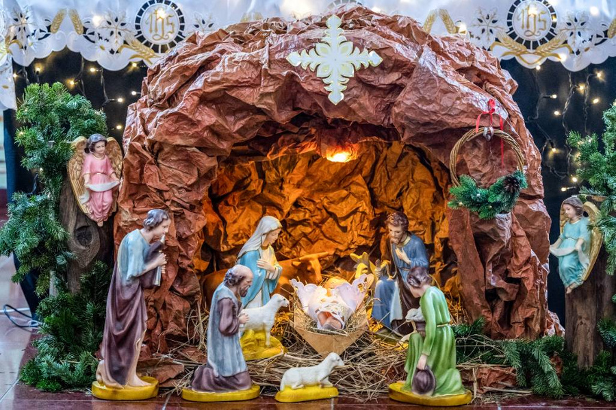 Празднование католического Рождества в Южно-Сахалинске. Фото © ТАСС / Сергей Красноухов