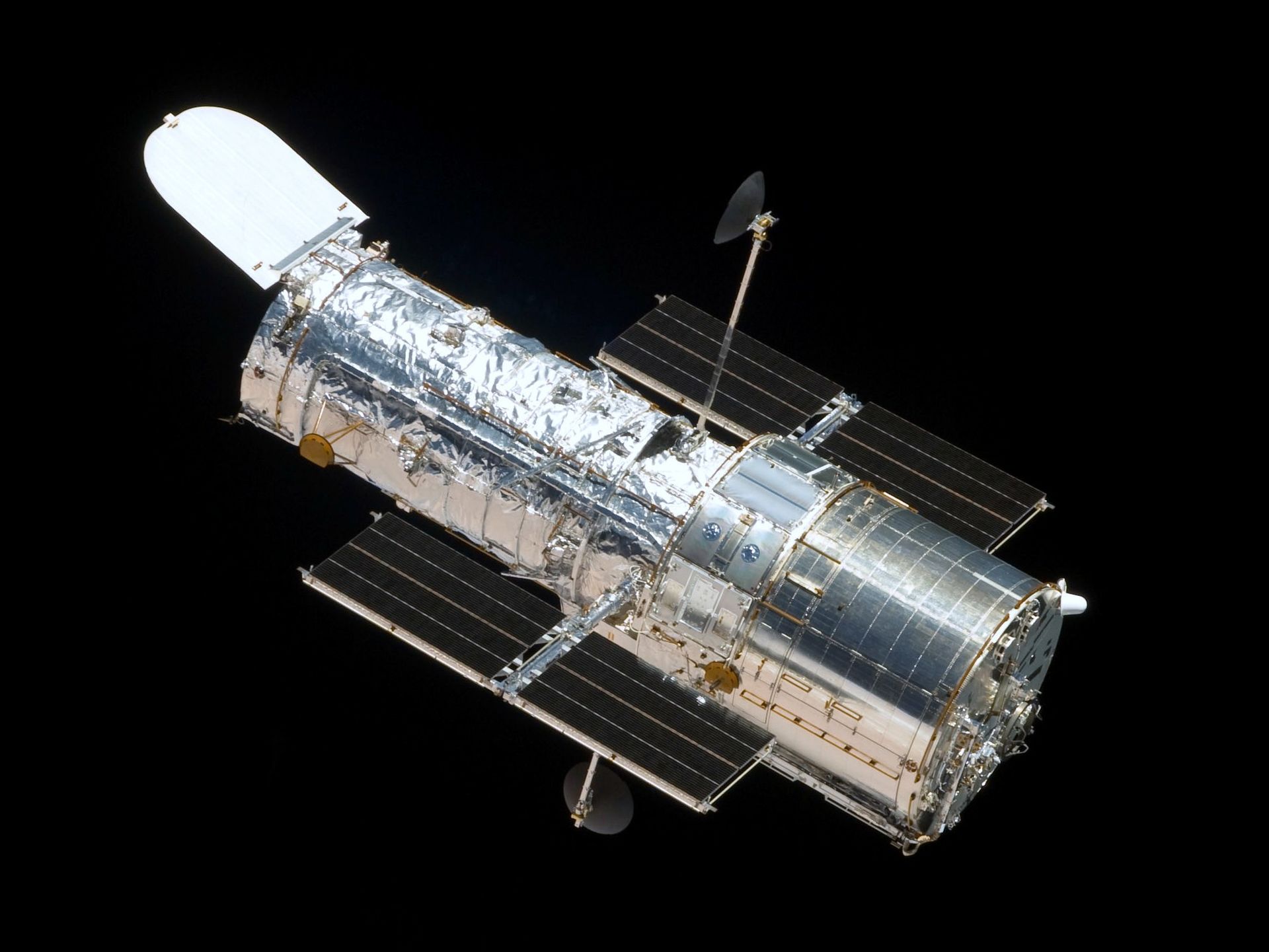 Вид "Хаббла" с борта космического корабля "Атлантис" STS-125. Фото © Wikipedia