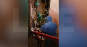 В Петербурге из "мусорной квартиры" спасли бабушку-маугли и несколько больных собак