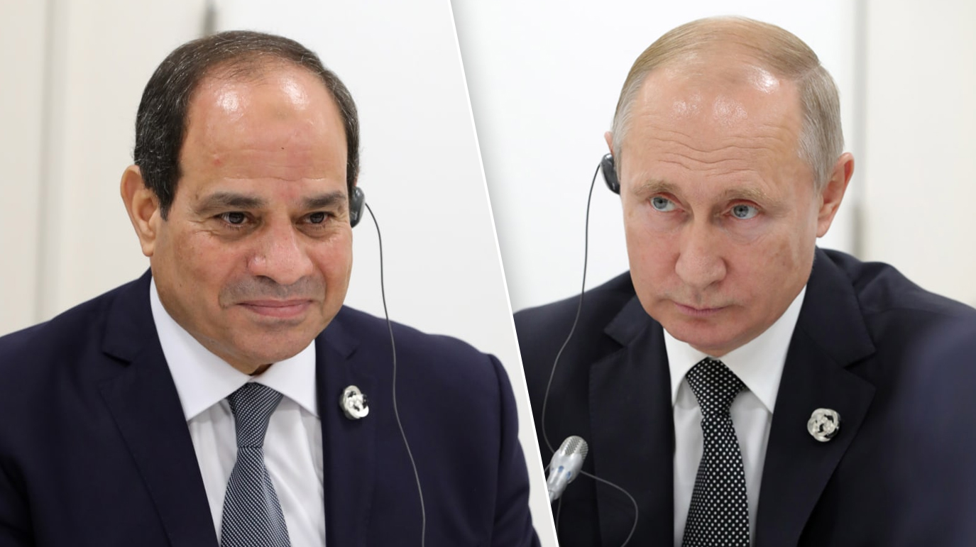 Путин по телефону переговорил с президентом Египта Ас-Сиси