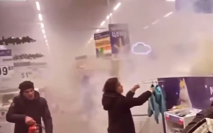Камеры сняли покупателя при поджоге гипермаркета "Лента" в Томске