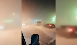 Больше 30 машин оказались в снежном плену на трассе М5 в Башкирии