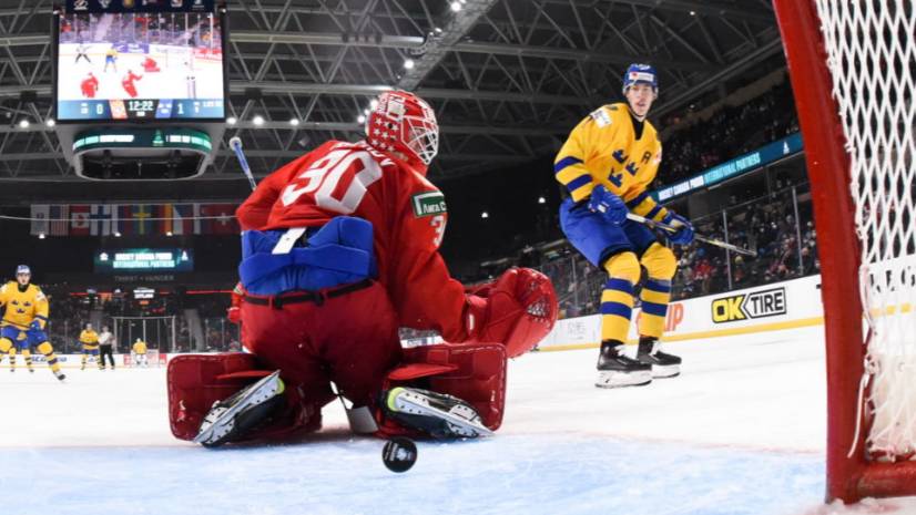 <p>Матч Россия – Швеция на МЧМ-2022 © MATT ZAMBONIN / HHOF-IIHF IMAGES</p>